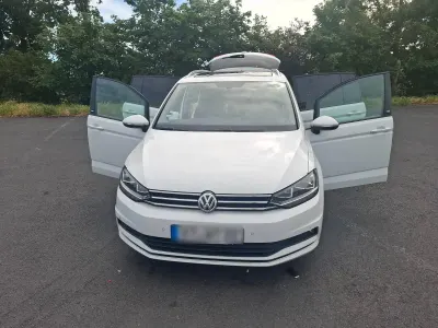 Gebraucht VW Touran Sound 150 PS (110 kW) 2017 Weiß Van / Kleinbus