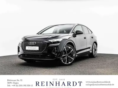 Gebraucht Audi Q4 Sportback e-tron S-Line 219 kW (299 PS) 2023 Mythosschwarz metallic SUV