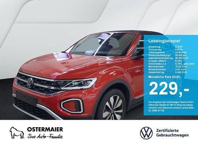 Gebraucht VW T-Roc Cabriolet Goal 116 PS (85 kW) 2025 Rot Cabrio