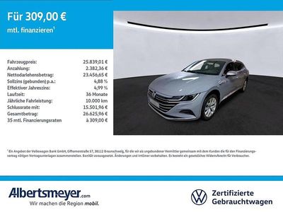 Gebraucht VW Arteon Elegance 218 PS (160 kW) 2022 Grau Kombi