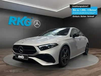 Brugt Mercedes A180 AMG 136 HK (100 kW) 2024 Sølv Sedan