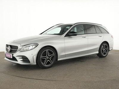 Gebraucht Mercedes C200 AMG line 160 PS (117 kW) 2020 Iridium silber Kombi