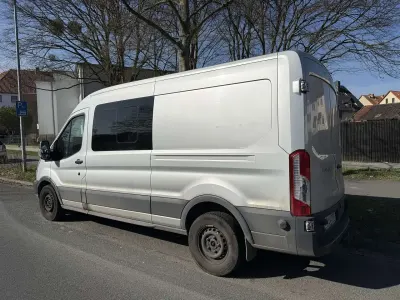 Gebraucht Ford Transit 170 PS (125 kW) 2018 Silber Van