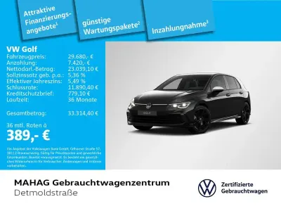 Gebraucht VW Golf VIII R-line 150 PS (110 kW) 2024 Schwarz Limousine