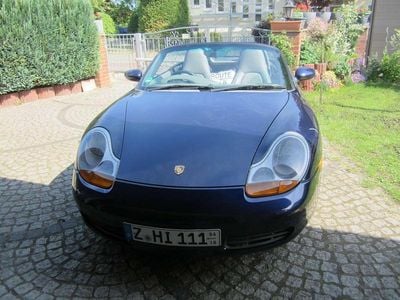 Gebraucht Porsche Boxster 220 PS (161 kW) 2002 Blau Cabrio