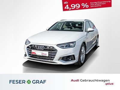 Gebraucht Audi A4 Advanced Plus 204 PS (150 kW) 2023 Gletscherweiß metallic Kombi