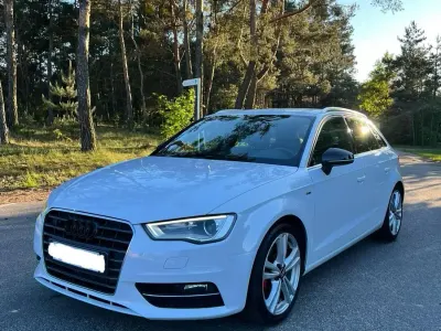 Używany Audi A3 Sportback S-Line 150 KM (110 kW) 2015 Biały Hatchback