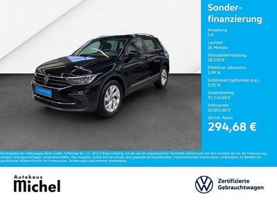 Schwarz Gebraucht 2022 VW Tiguan Active SUV | 28.230 € (Guter Preis)