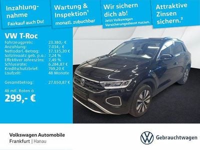 Gebraucht VW T-Roc Goal 116 PS (85 kW) 2025 Schwarz SUV
