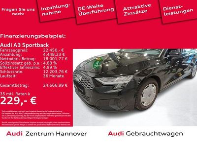 Gebraucht Audi A3 150 PS (110 kW) 2023 Brillantschwarz Limousine