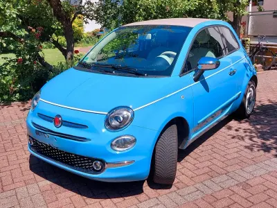 Gebraucht Fiat 500C 2019 Blau Cabrio