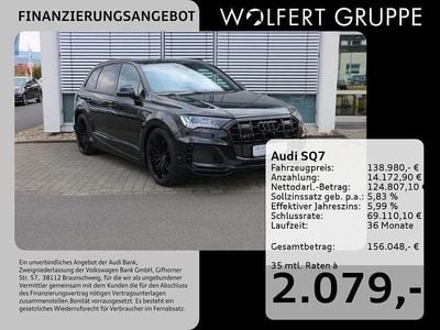 Pantherschwarz kristalleffekt Gebraucht 2025 Audi SQ7 Competition SUV | 138.980 €