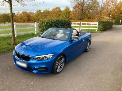 Gebraucht BMW M240 M Sport 340 PS (250 kW) 2020 Blau Cabrio