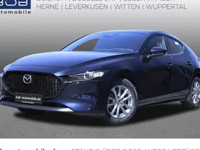 Neu Mazda 3 Prime-Line 140 PS (102 kW) 2026 Blau Limousine