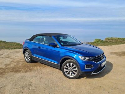 Gebraucht VW T-Roc Cabriolet Style 110 PS (80 kW) 2021 Blau Cabrio