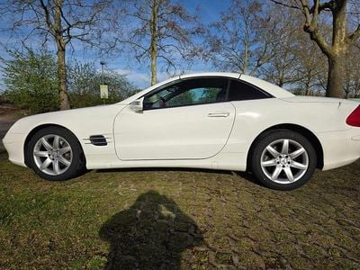 Usata Mercedes SL350 245 CV (180 kW) 2004 Bianco Cabrio