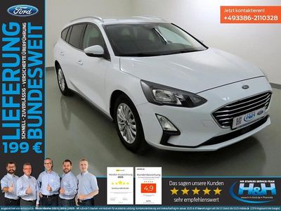 Gebraucht Ford Focus Titanium 125 PS (91 kW) 2020 Frostweiß Kombi