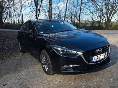 Gebraucht Mazda 3 Sports-Line 120 PS (88 kW) 2018 Schwarz Limousine