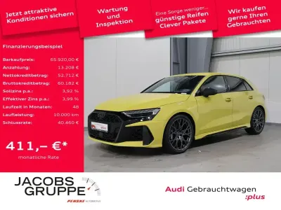 Brugt Audi RS3 Ambiente 294 HK (216 kW) 2024 Gul Sedan