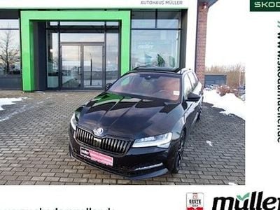 Schwarz (black magic) Gebraucht 2022 Skoda Superb SportLine Kombi | 33.890 € (Fairer Preis)