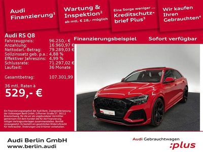 Gebraucht Audi RS Q8 Ambiente 600 PS (441 kW) 2022 Individuallackierungen audi exclusive SUV