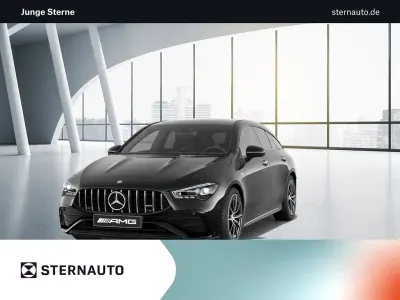 Używany Mercedes CLA35 AMG AMG 306 KM (225 kW) 2024 Czarny Sedan/Limuzyna