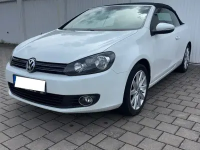 Gebraucht VW Golf Cabriolet 105 PS (77 kW) 2014 Weiß Cabrio