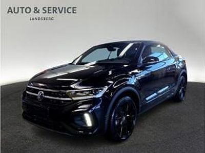 Neu VW T-Roc Cabriolet R-line 150 PS (110 kW) 2025 Schwarz (deep black perleffekt) Cabrio