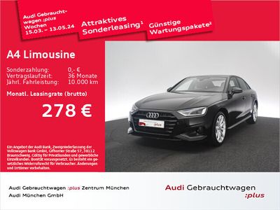 gebraucht Audi A4 Limousine 40 TDI S tronic advanced Virtual+/Kamera/PDC+