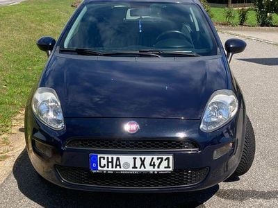 Gebraucht Fiat Punto Lounge 69 PS (50 kW) 2013 Blau Kleinwagen