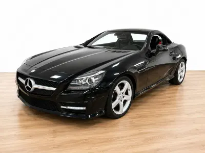 Gebraucht Mercedes SLK200 AMG 184 PS (135 kW) 2014 Schwarz Cabrio