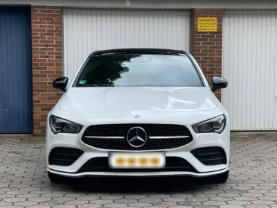 Gebraucht Mercedes CLA200 AMG line 166 PS (122 kW) 2022 Weiß Coupé