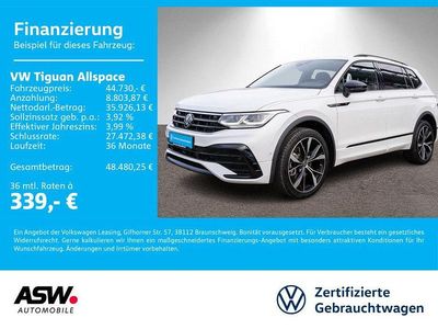 Oryxweiß perlmutteffekt Gebraucht 2025 VW Tiguan Allspace R-line SUV | 44.730 € (Etwas zu teuer)