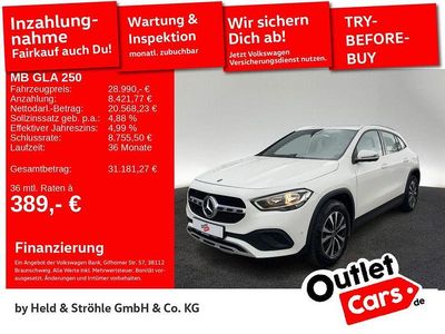Second-hand Mercedes GLA250 Style 224 CP (164 kW) 2020 Alb SUV