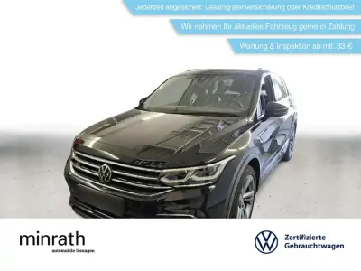 Usata VW Tiguan R-line 110 CV (80 kW) 2020 Nero SUV
