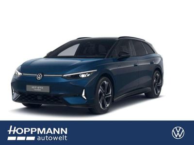 Aquamarinblau metallic / schwa Neu 2025 VW ID.7 GTX Kombi | 71.780 € (Teuer)
