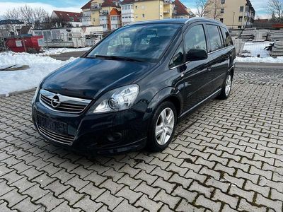 Gebraucht Opel Zafira Family 125 PS (91 kW) 2012 Schwarz Van / Kleinbus