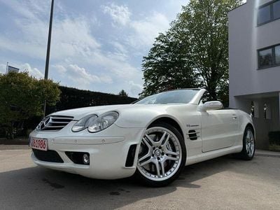 Second-hand Mercedes SL55 AMG AMG 500 CP (367 kW) 2005 Alb Cabrio