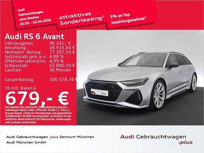 Gebraucht Audi RS6 Sport 600 PS (441 kW) 2022 Florettsilber metallic Kombi