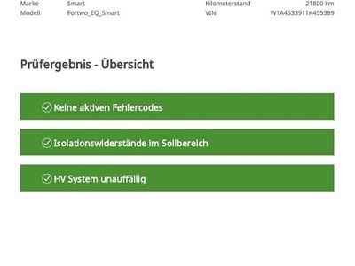 Gebraucht Smart ForTwo Electric Drive 60 kW (82 PS) 2021 Schwarz Coupé