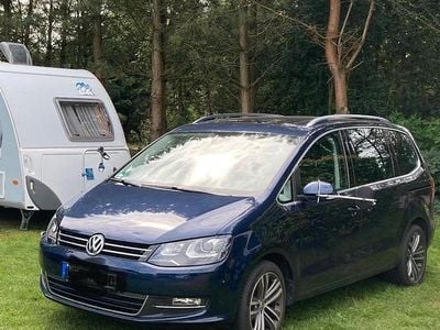 Gebraucht VW Sharan 177 PS (130 kW) 2014 Blau Van / Kleinbus