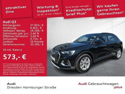 Gebraucht Audi Q3 Advanced Plus 190 PS (139 kW) 2024 Mythosschwarz metallic SUV