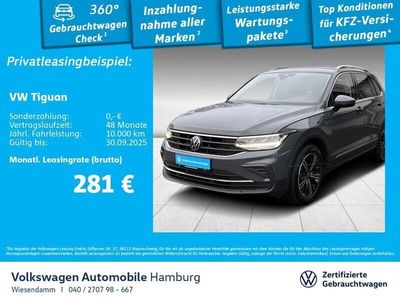 Gebraucht VW Tiguan Move 150 PS (110 kW) 2023 Delfingrau metallic (metallic) SUV