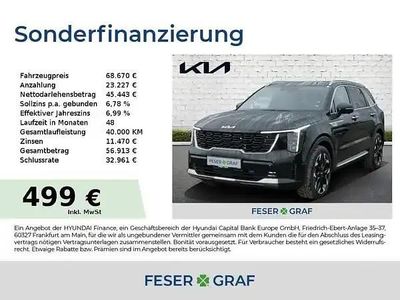 Neu Kia Sorento 193 PS (141 kW) 2026 Auroraschwarz SUV