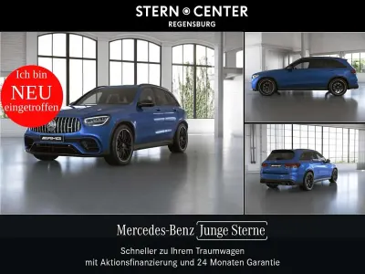 Gebraucht Mercedes GLC63 AMG Night 510 PS (375 kW) 2022 Metalliclack spektralblau SUV