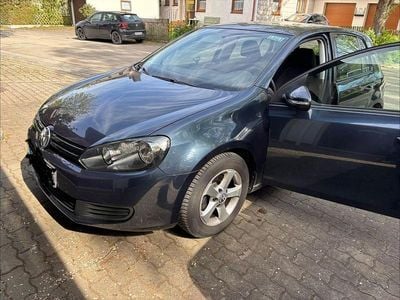 Second-hand VW Golf VI Trendline 80 CP (58 kW) 2009 Albastru Hatchback