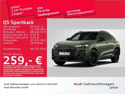 Gebraucht Audi Q5 Sportback S-Line 204 PS (150 kW) 2025 Distriktgrün metallic SUV