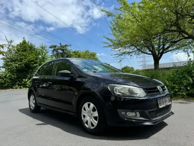 Gebraucht VW Polo Trendline 69 PS (50 kW) 2010 Schwarz Kleinwagen