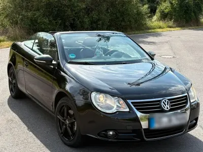 Gebraucht VW Eos 90 PS (66 kW) 2010 Schwarz Cabrio