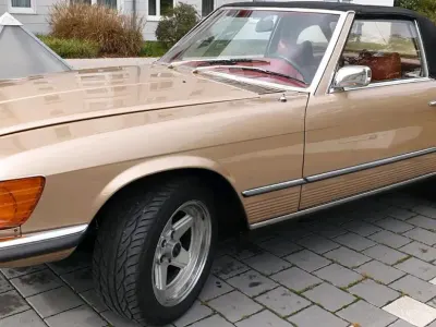 Gebraucht Mercedes SL350 180 PS (132 kW) 1972 Gold Cabrio